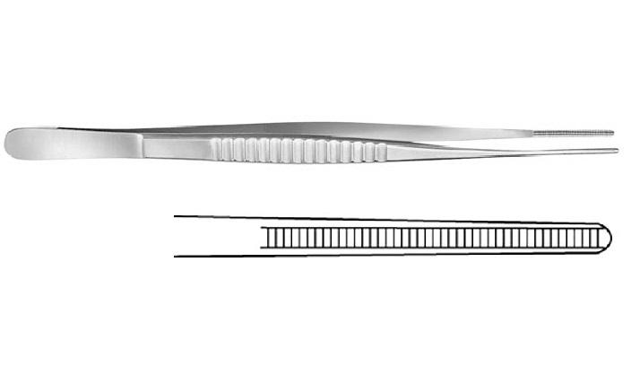 DE BAKEY Пінцет судинний; прямий; атравматичний; Ø 2,4мм; 20,0см. Tontarra Medizintechnik GmbH